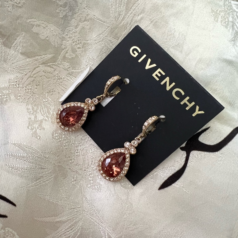 Givenchy Rose Gold Drop Earrings